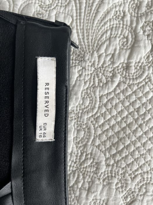 Юбка жіноча клеш з еко кожі