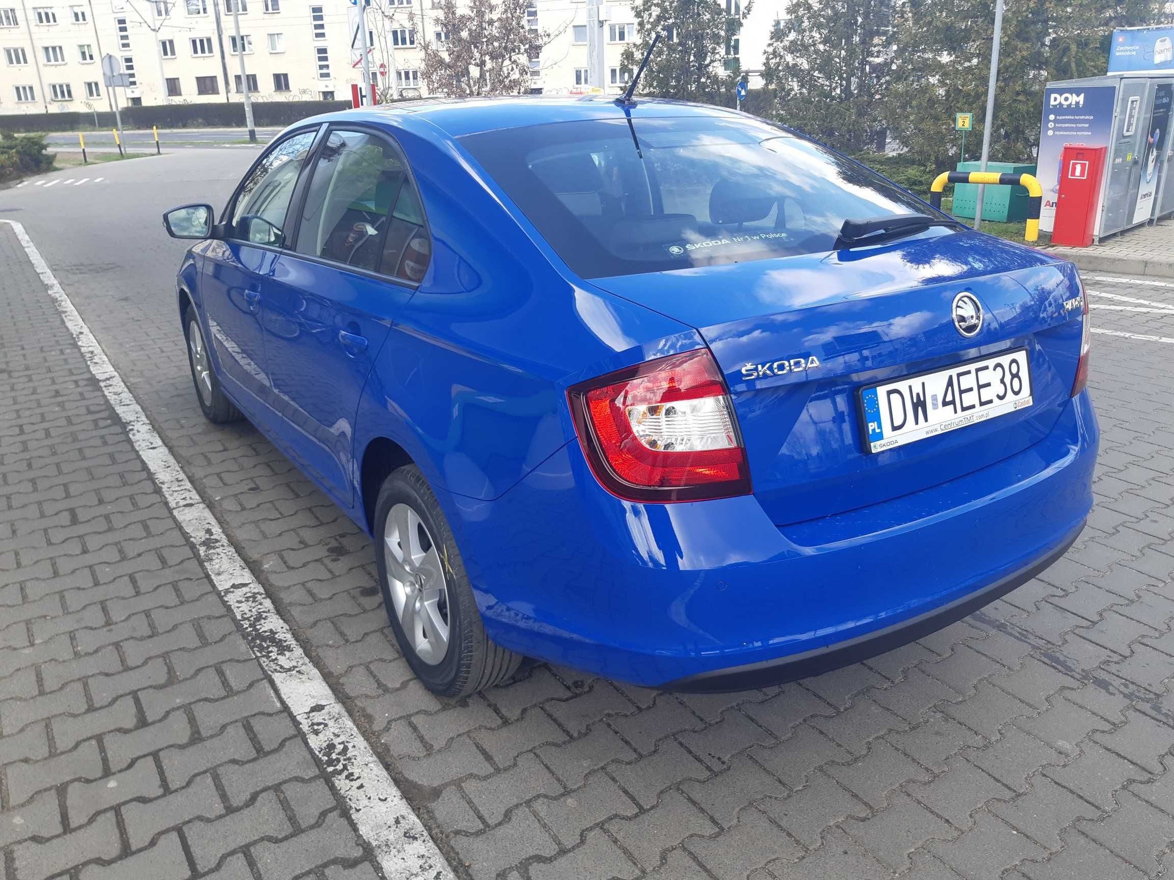 Skoda Rapid DSG, Wynajem długoterminowy samochodów, wypożyczalnia aut