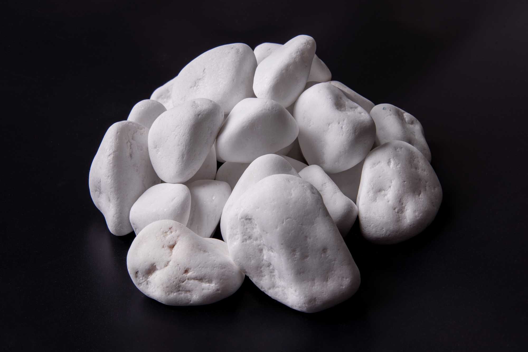 Kamień Ogrodowy Thassos Otoczak Biały 1-2cm 2-4cm 4-8cm 8-13cm, 1 Tona