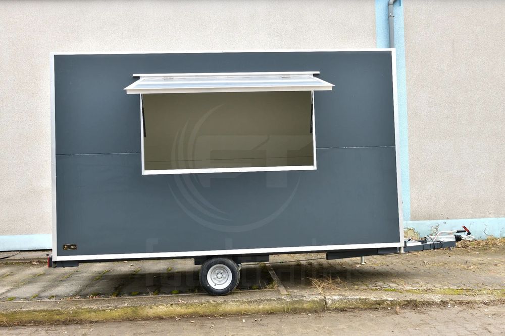 foodtrailer  Przyczepa gastronomiczna handlowa 4mx2m gotowy biznes lody gofry