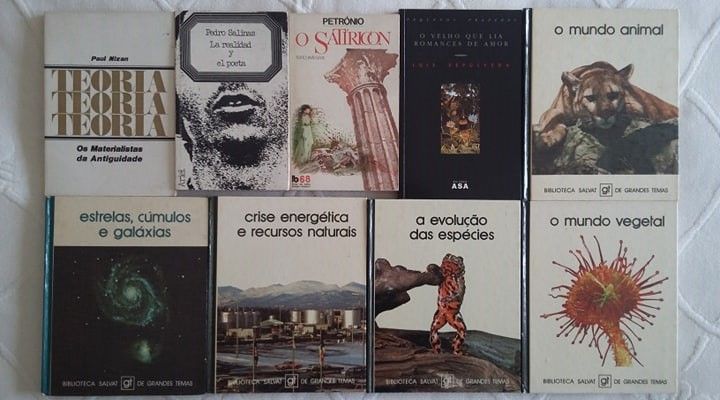 Livros: Marcuse/ H. Miller/Proust/ Prévert/ Heidegger/ Leiris/ Métraux