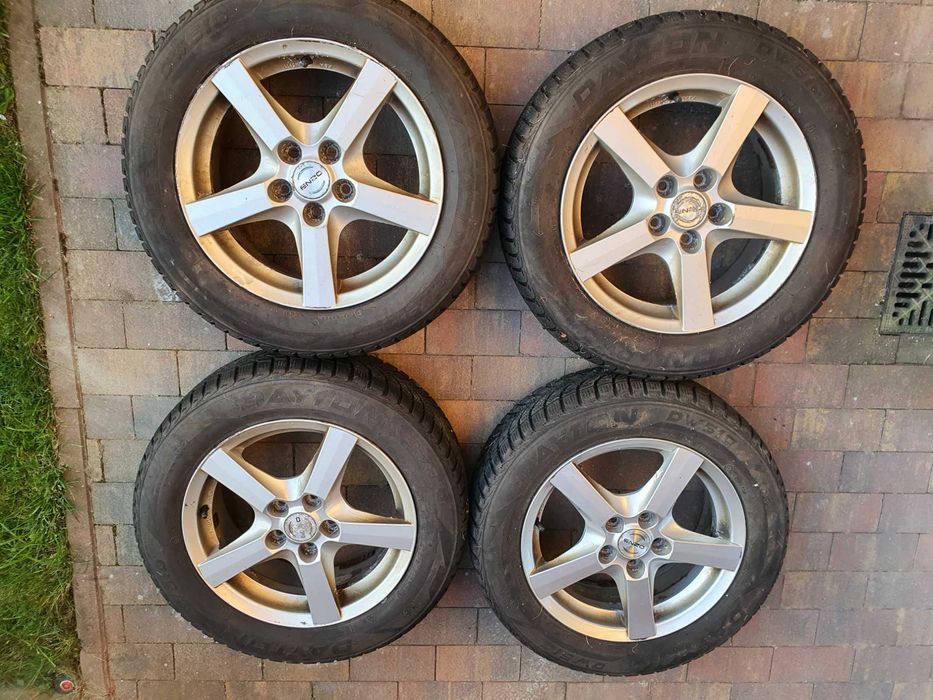 Felgi Aluminiowe ENZO 6.5jx16 ET 45 5x115 16" R16 z oponami zimowymi