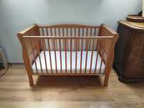 Łóżeczko drewniane Woodies Noble Cot 120×60 vintage
