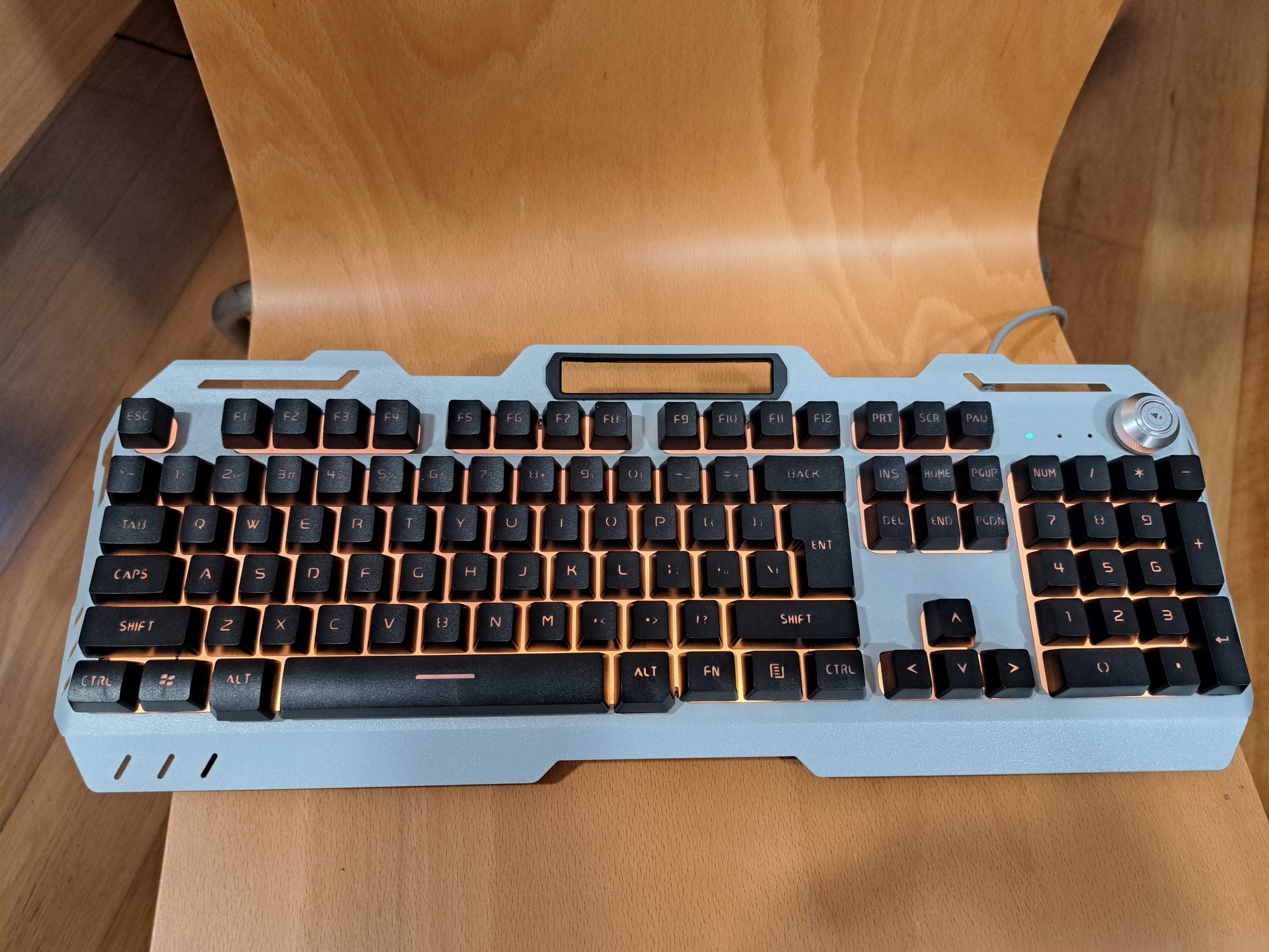 Teclado mecânico gamer qwerty ingles