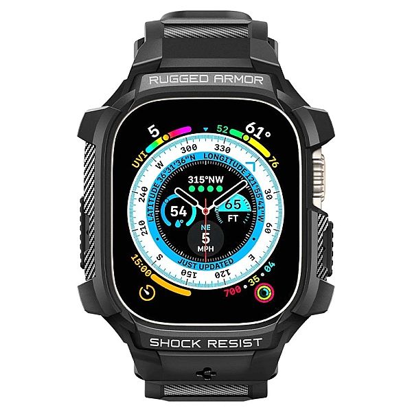 Spigen Rugged Armor "Pro" Apple Watch Ultra (49 Mm) Black