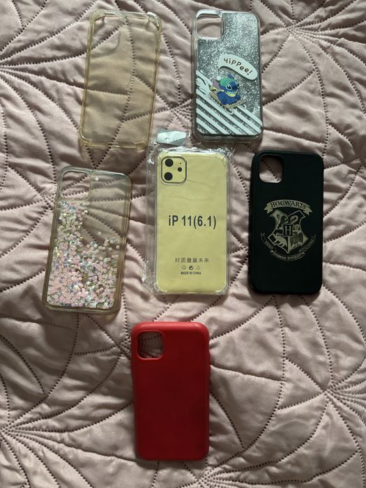 Zestaw etui i nowy kabel do iphone 11