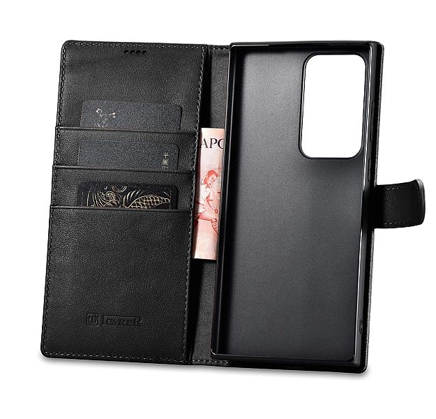 Etui ICarer Wallet Case do Samsung Galaxy S23 Ultra skórzany pokrowiec