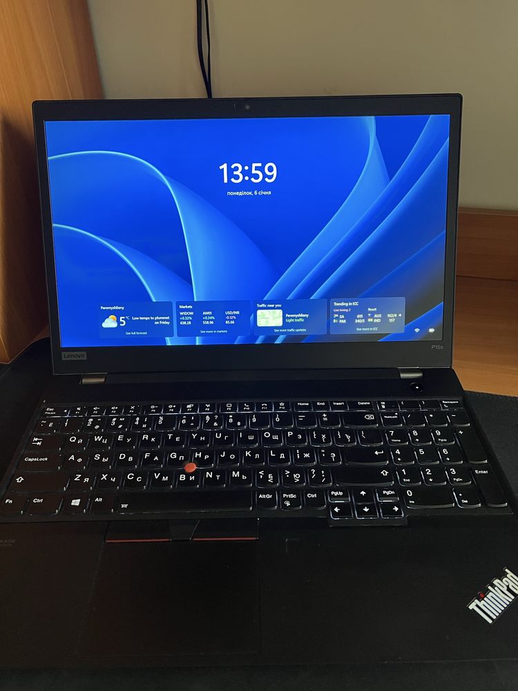 Ноутбук Lenovo ThinkPad P15s
