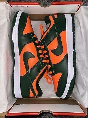 Nike dunk Miami Hurricanes