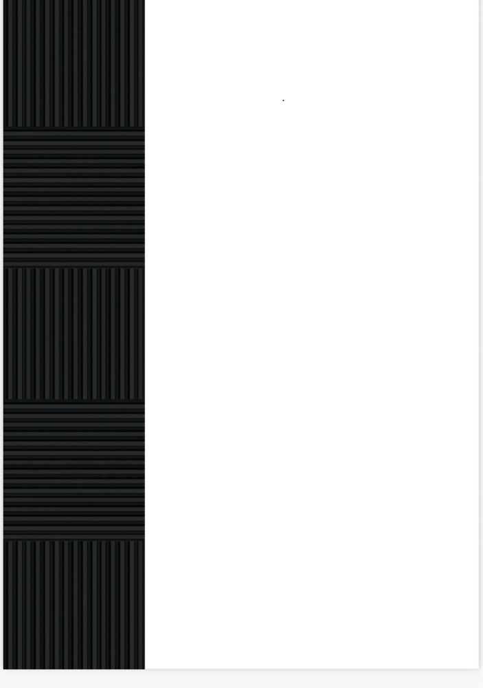 Panel Ryflowany MDF-Czarny Lameo