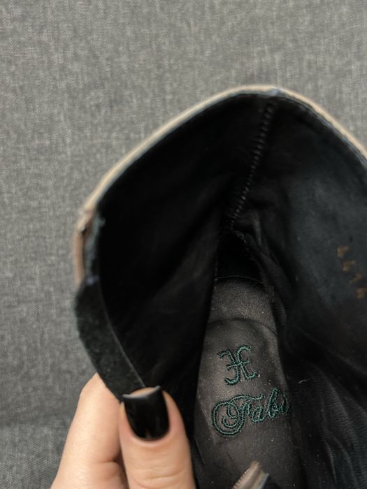 Фірмові замшеві козаки ковбойські чоботи fabi