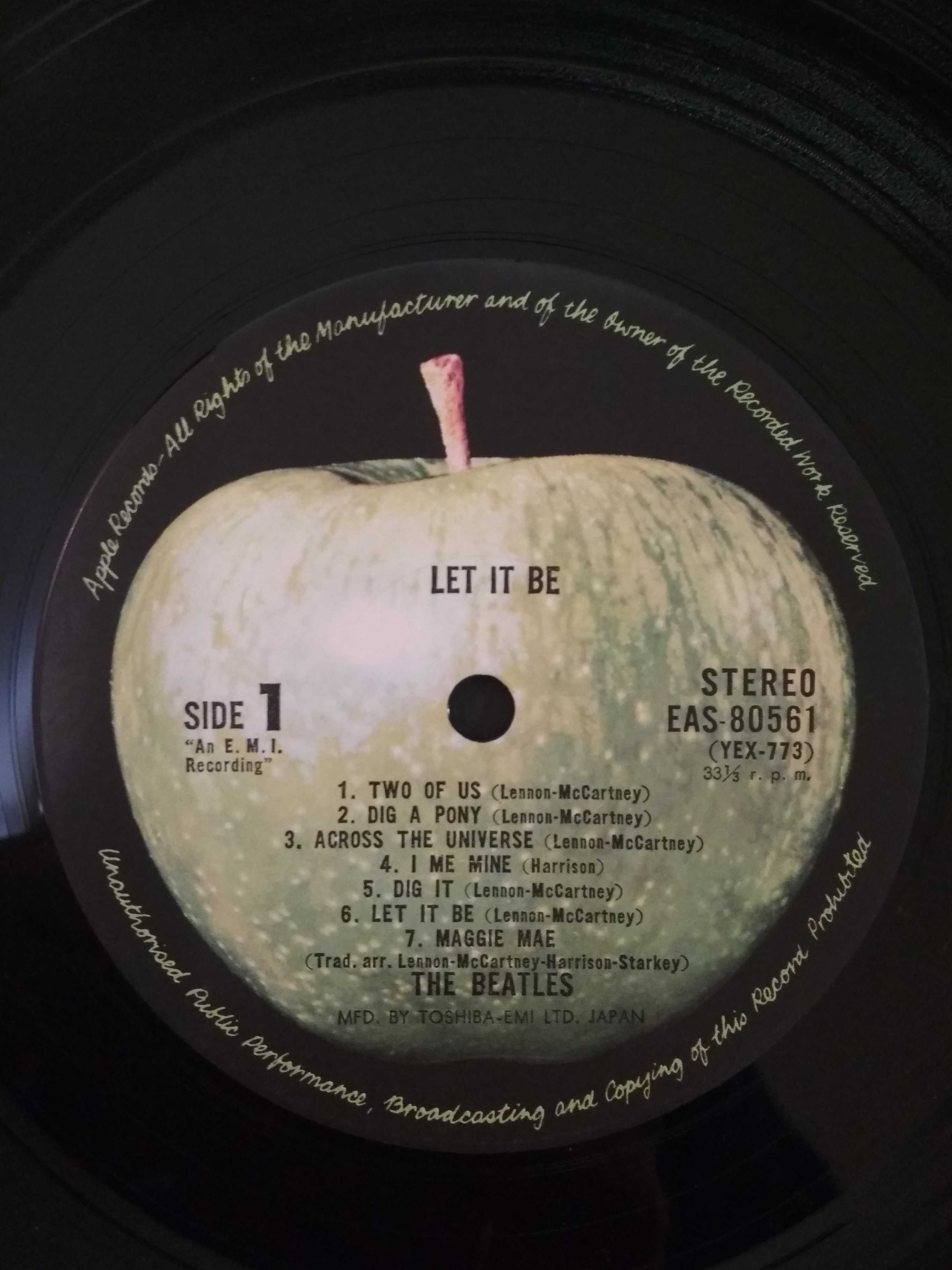 The Beatles - Let it be (1970, Apple Rec EAP 80561, GF, OIS, Japan)