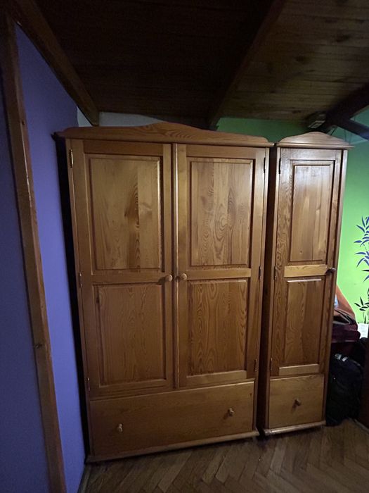 Szafa  podwójna oraz komoda