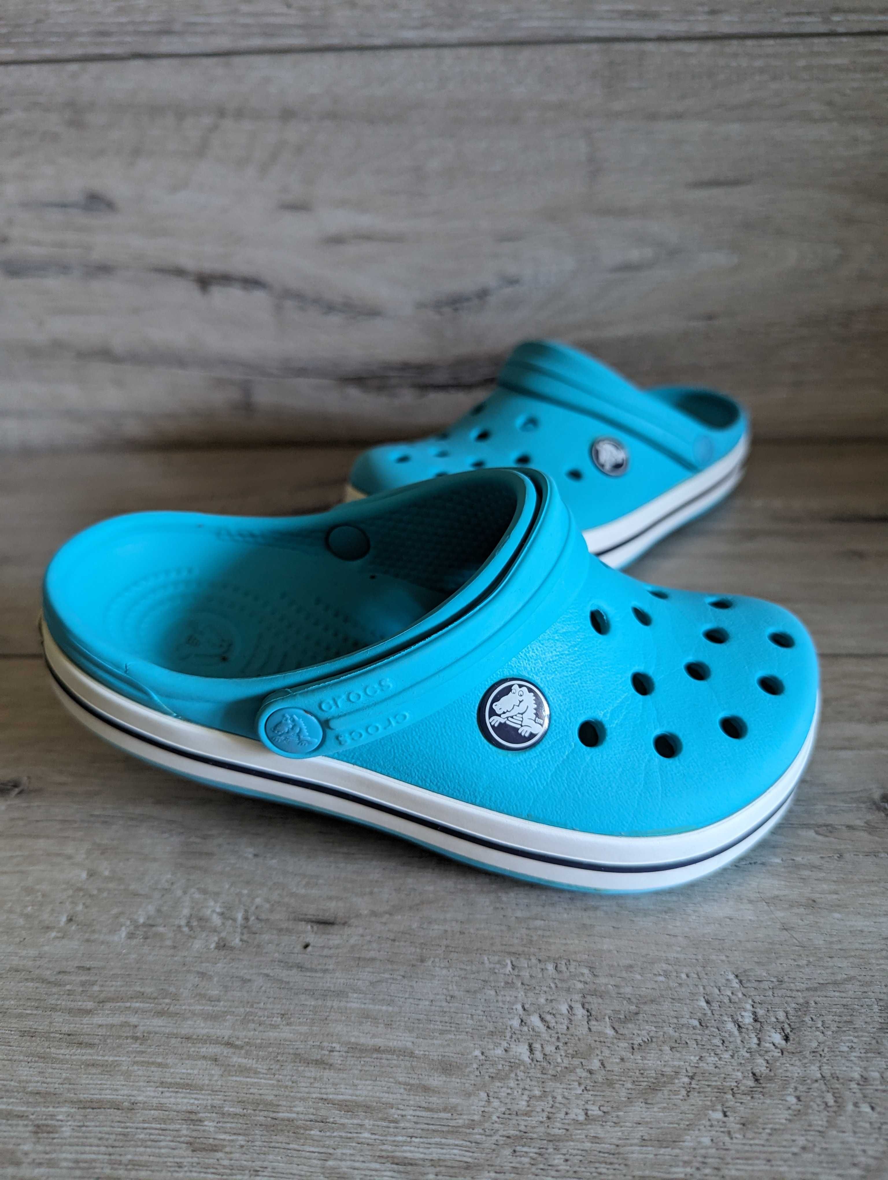 Мятные шлепанцы унисекс Крокс Crocs C12-C13 30 р 19 см