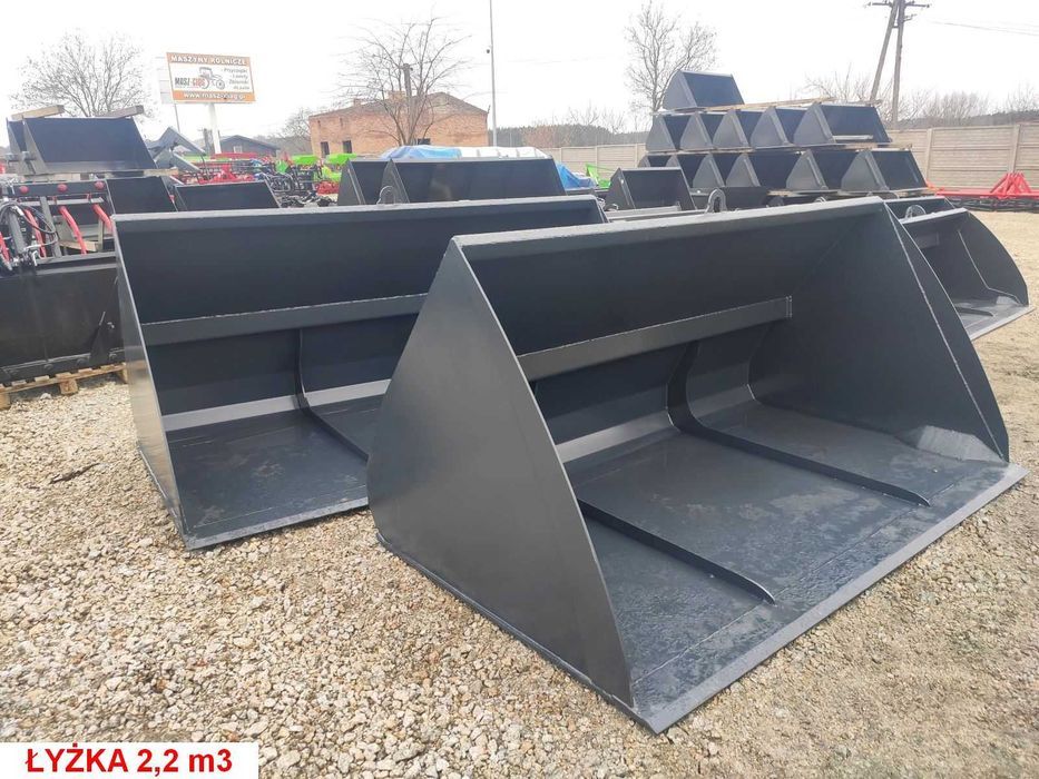 mocna ŁYŻKA pojemnościowa objętościowa do ładowarki Manitou JCB Merlo