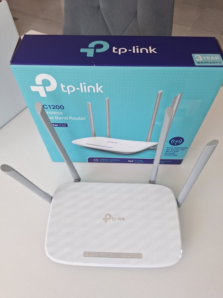 Router TP-LINK Archer C50 AC1200 2.4 / 5 GHz DualBand