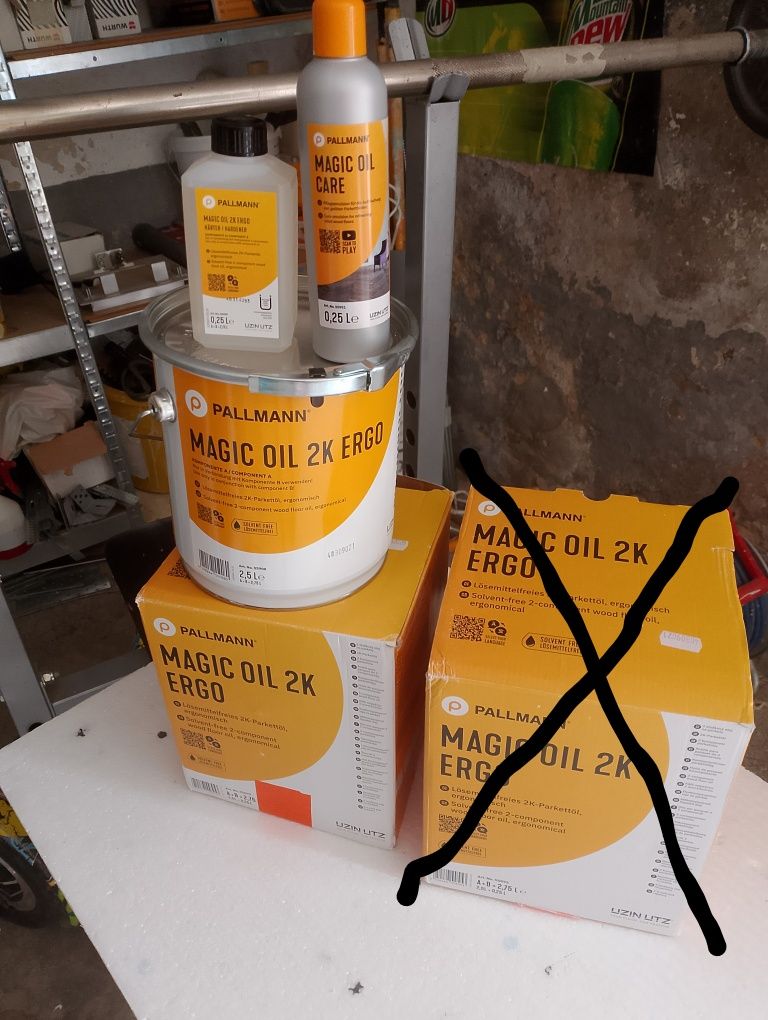 Olej do podłóg drewnianych Magic Oil 2K Ergo Pallmann