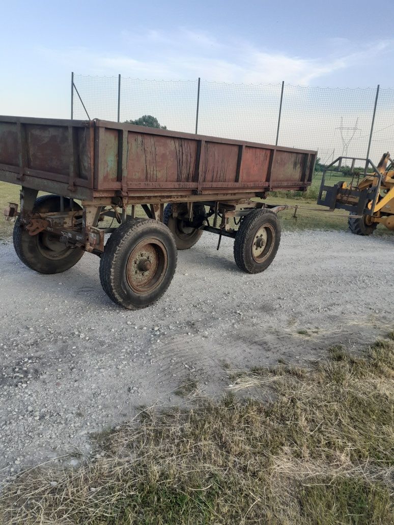 Przyczepa wywrotka d47/d732 jeden tlok krone 9 ton autosan hl 6011