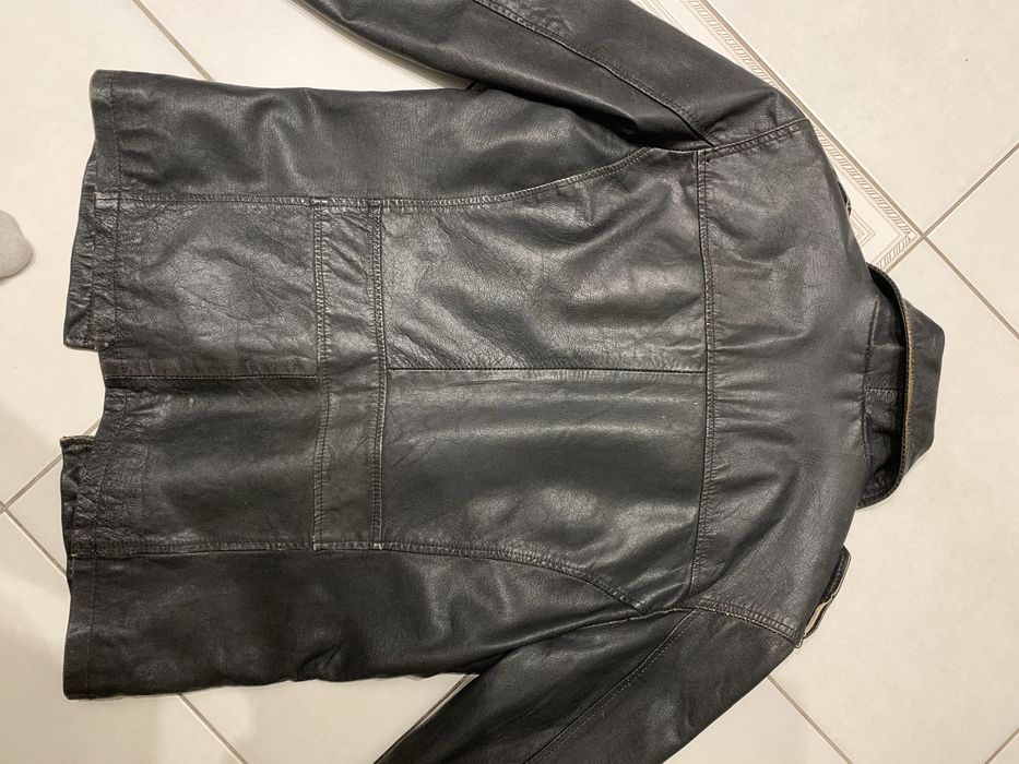 Кожаная куртка пиджак Jack & Jones