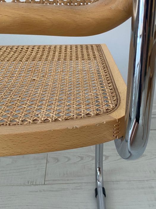 Krzesło Cesca, proj. Marcel Breuer, vintage, Bauhaus