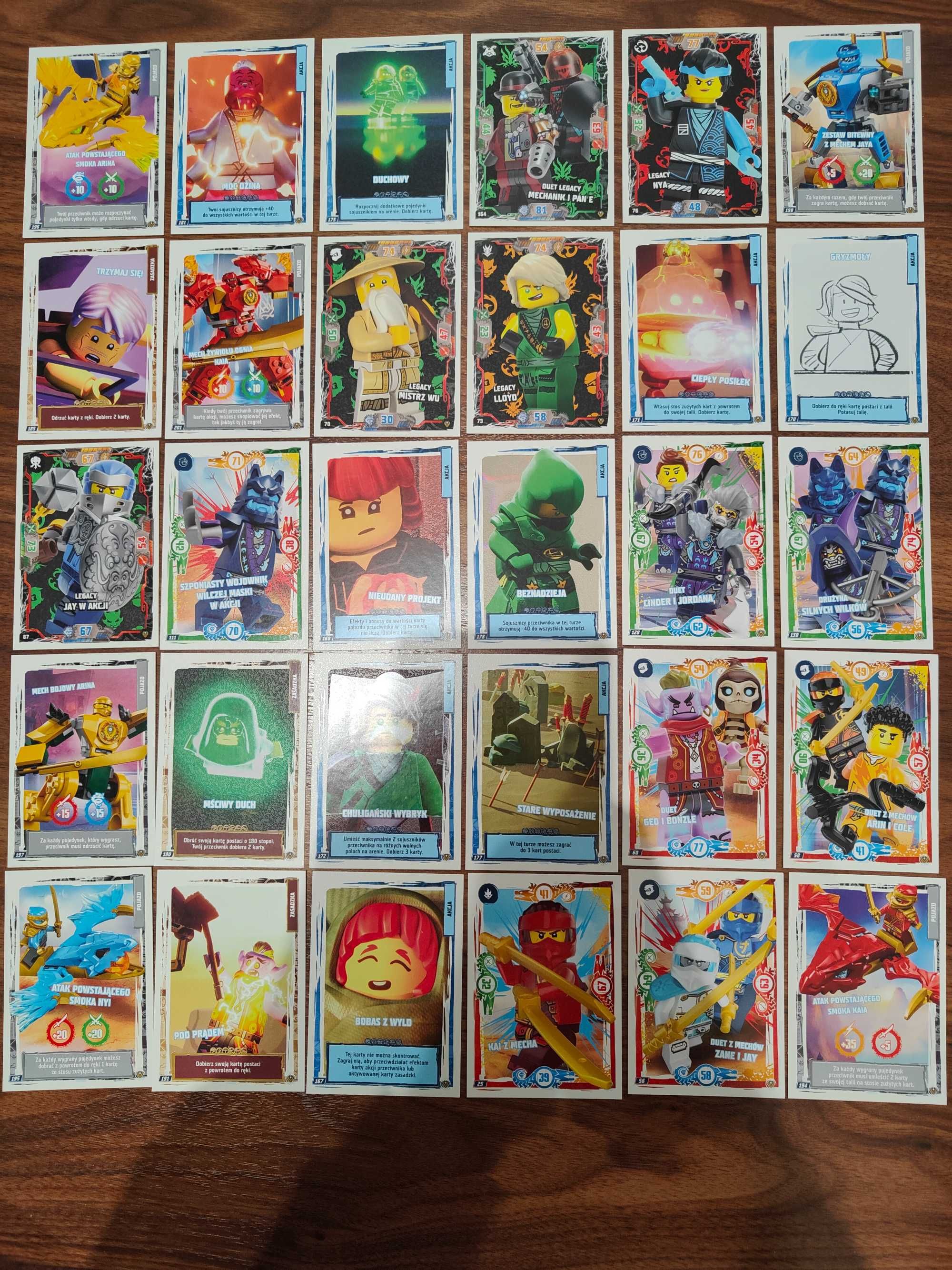 Karty LEGO Ninjago TCG9 seria 9 następny poziom na sztuki