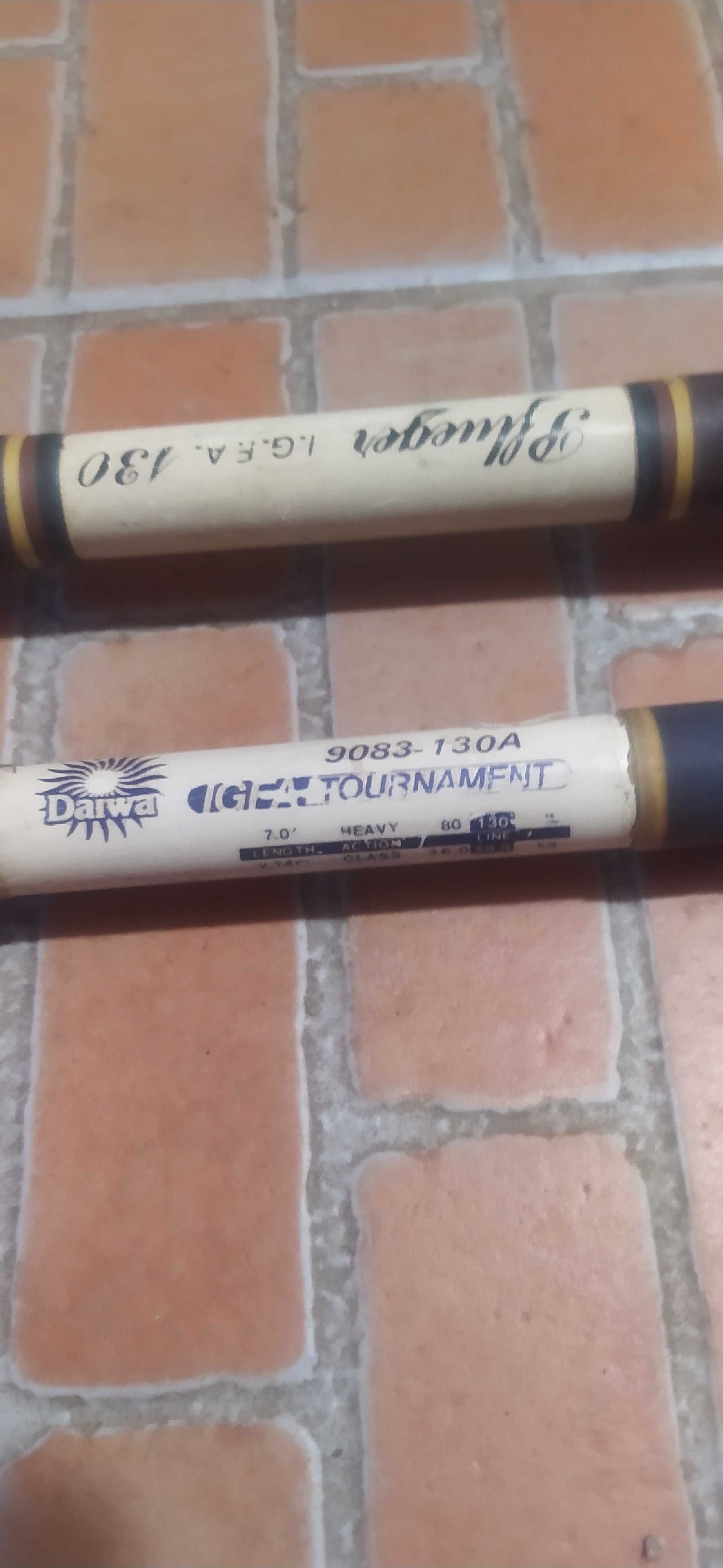 Big game rods, colectors