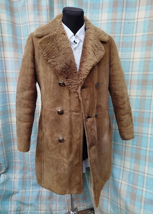 Дублёнка  мужская, овчина, р. 50. длиная