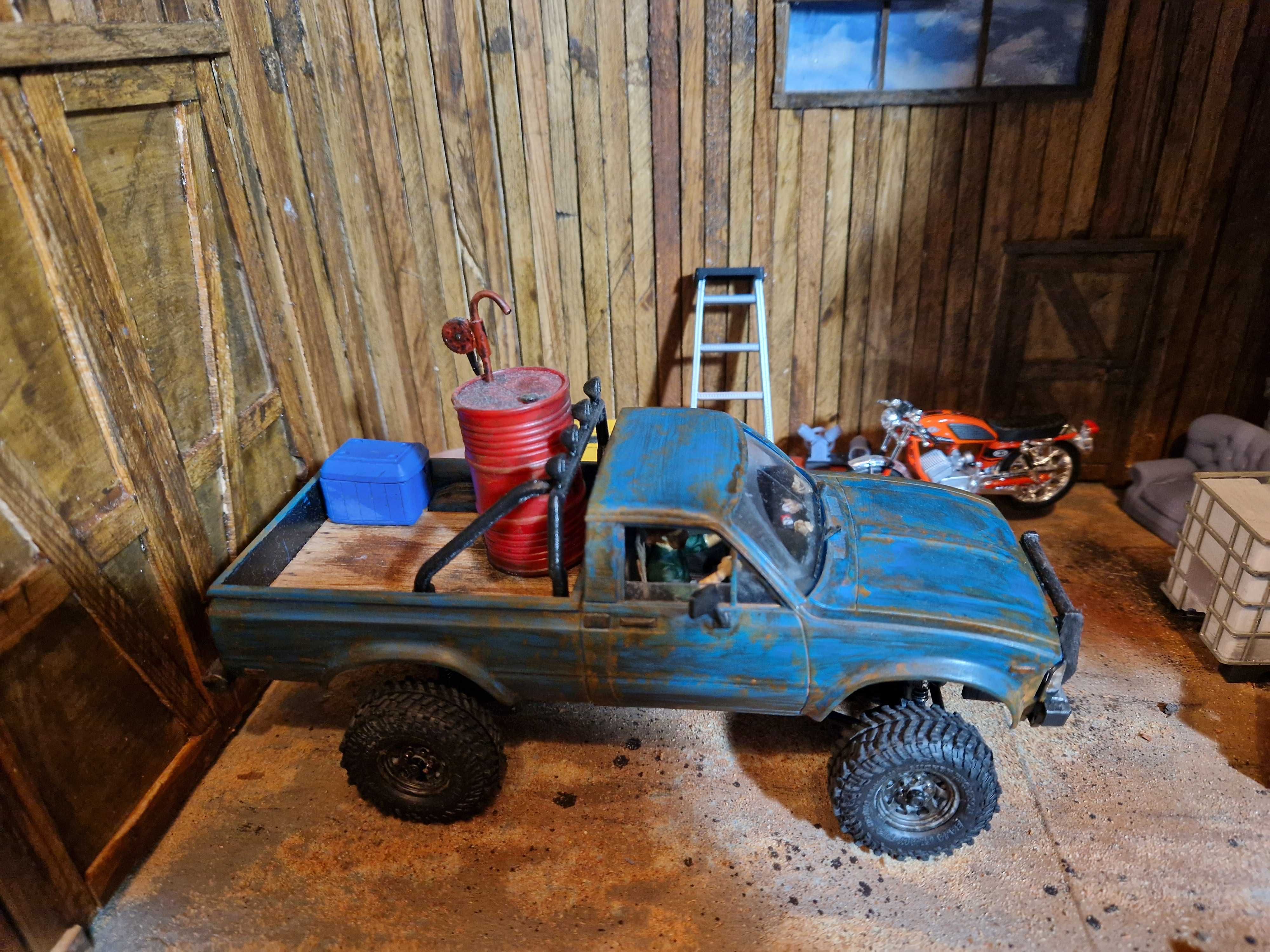Oficina barracão escala 1:24 ou 1:18