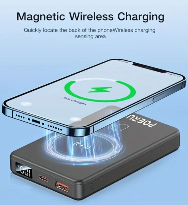 Повербанк с MagSefe для iphone безпроводной 10000 mAh