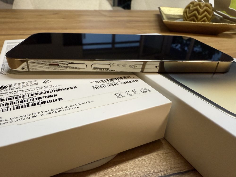 iPhone 14 Pro Gold, 128GB Stan idealny