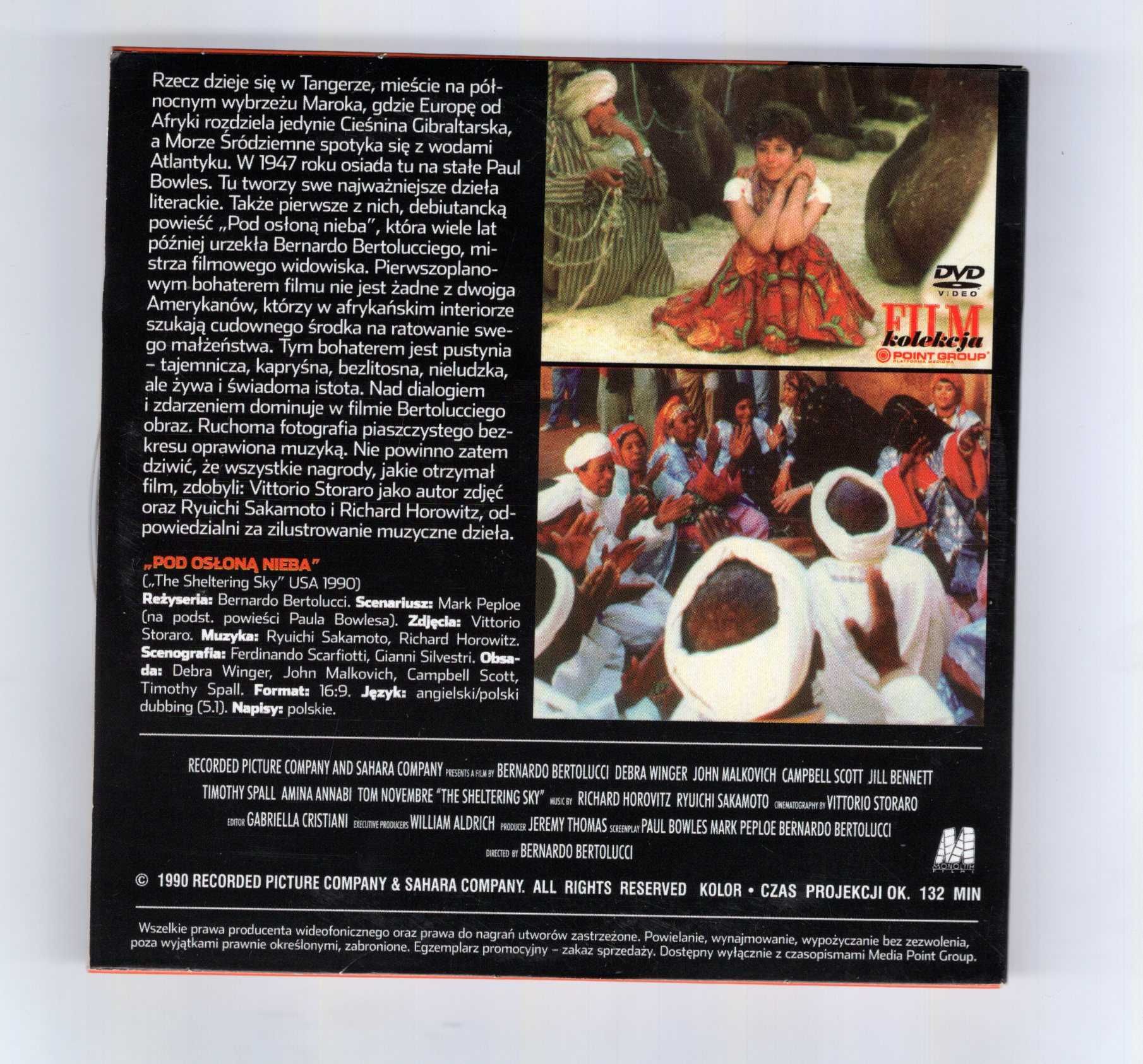 Pod osłoną nieba (DVD) John Malkovich reż. Bernardo Bertolucci
