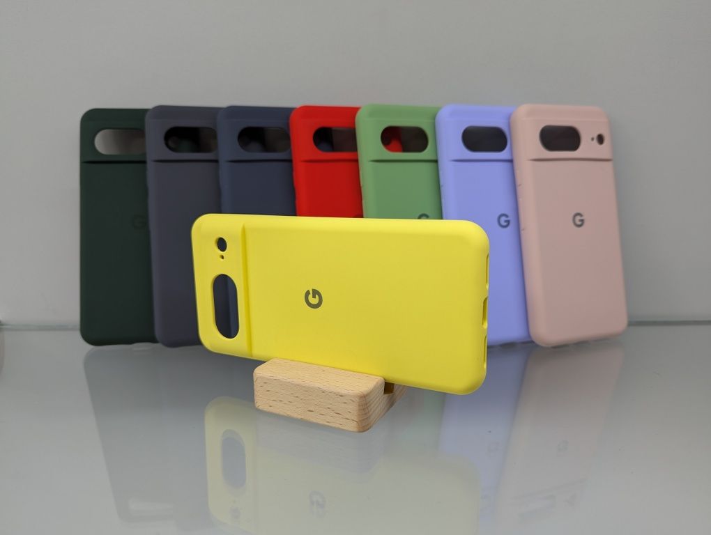 Google Pixel 8 Противоударный чехол з логотипом софт тач Чохол