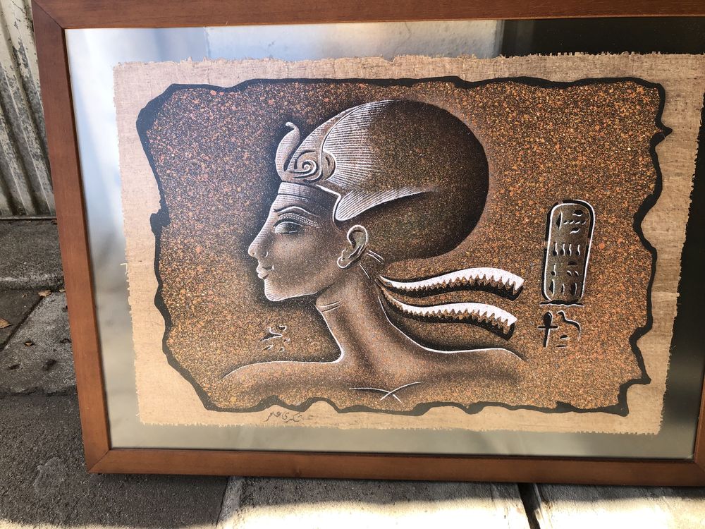 Quadro antigo deusa