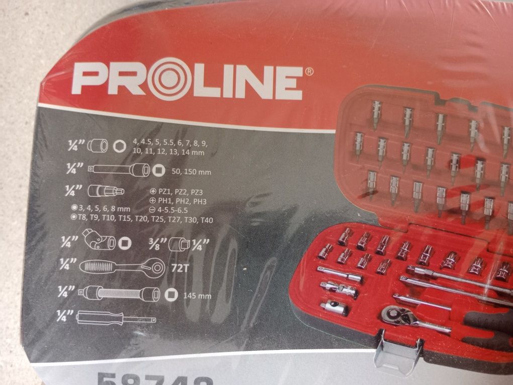 Zestaw narzędzi  ProLine 43 el. (58843) zestaw nasadek i końcówek