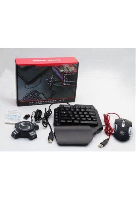 Опис Набір клавіатури і миші з трьох частин мембранна клавіатура