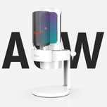 Мікрофон Fifine RGB AmpliGame A8 White