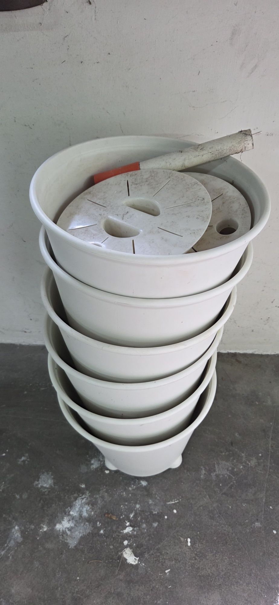 Doniczki samonawadniające Ikea Fejö 32 cm zestaw 6 sztuk