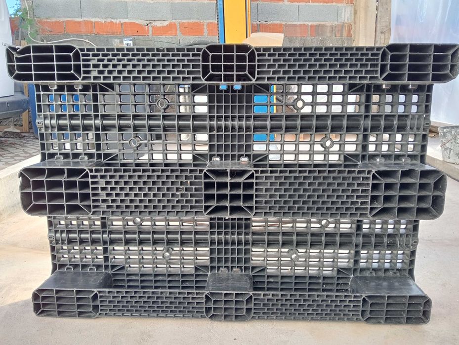 Euro Palete usada de plástico reforçada (1200x800)