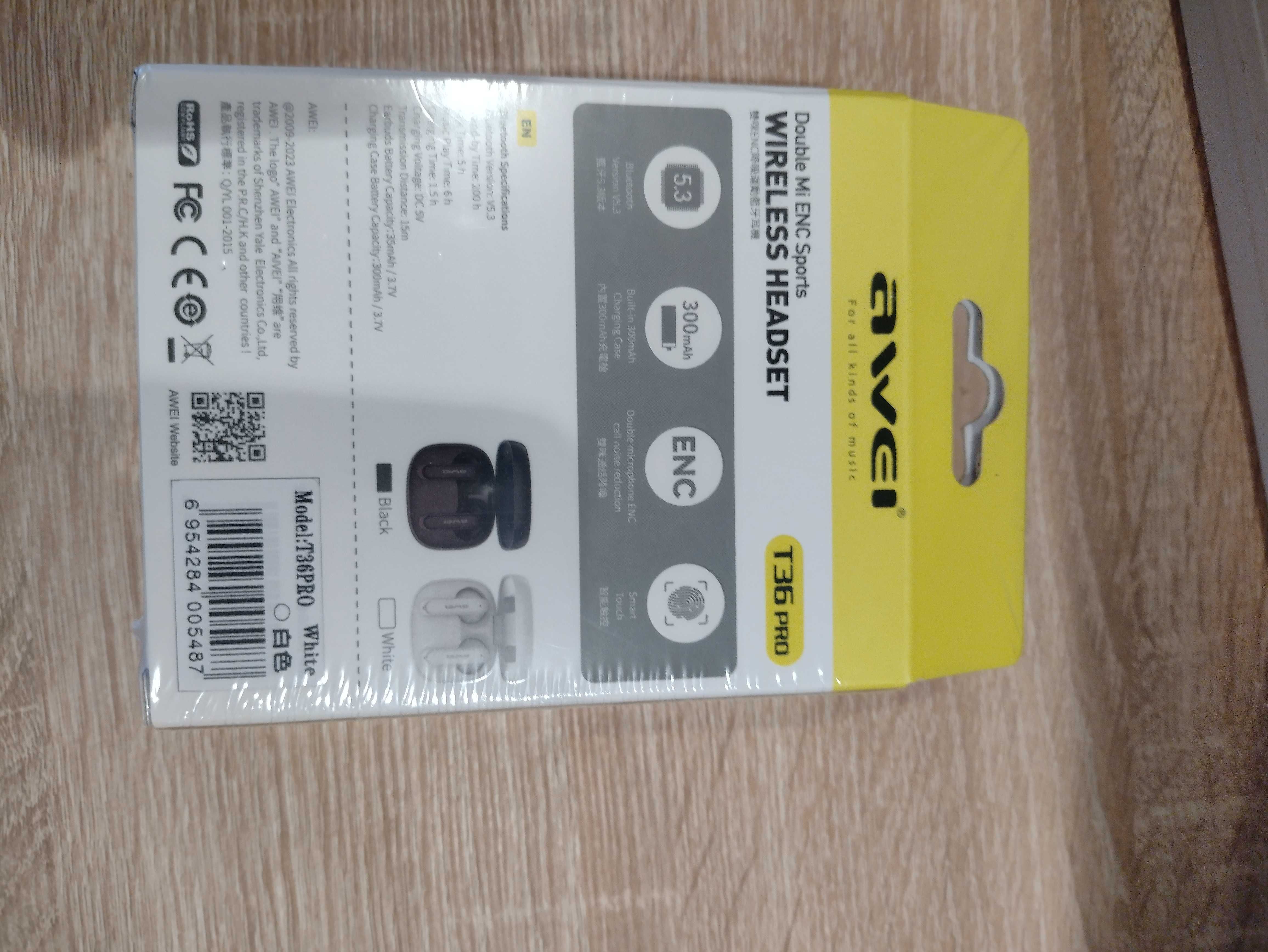 Bluetooth-навушники Awei T36 pro ,дротові PC-7