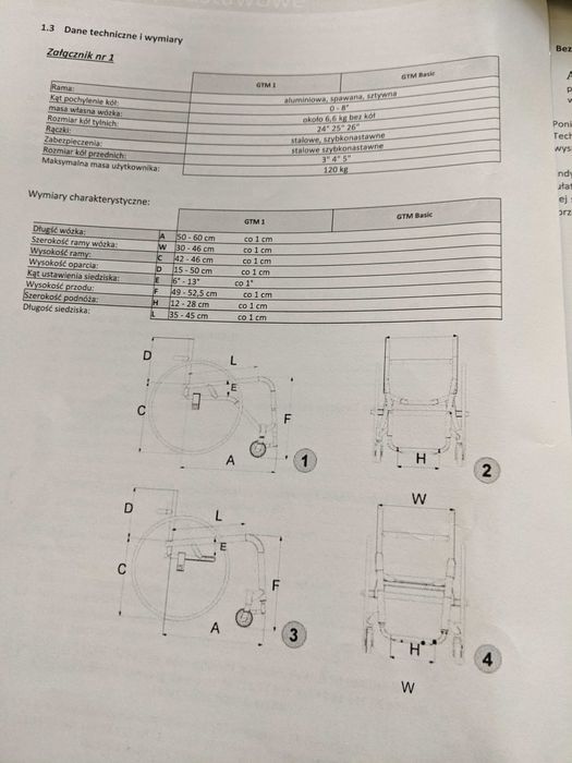 wózek inwalidzki aktywny GTM1 Mobil Technology OKAZJA TANIO pilne