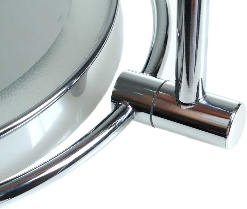 Lustro kosmetyczne LED HIMRY – ścienne, podwójne, z powiększeniem