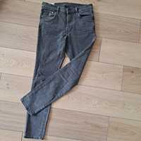 Skinny Jeans , kolor szary, h&m, roz 32/32