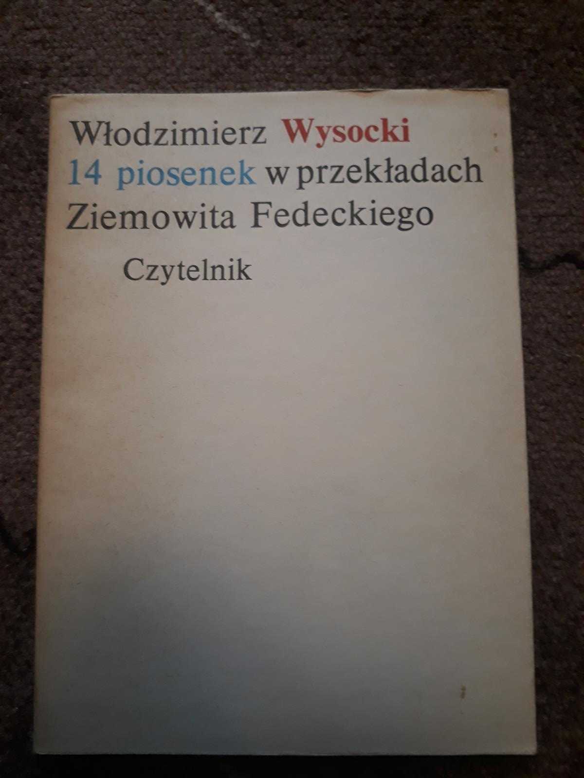 14 piosenek w przekładach Ziemowita Fedeckiego - Wysocki