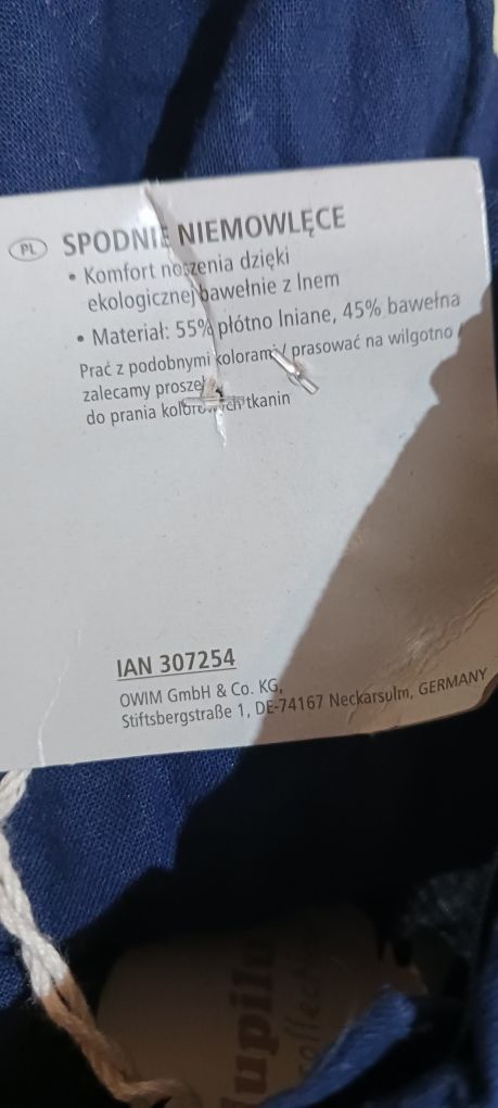 Nowe ekologiczne spodenki