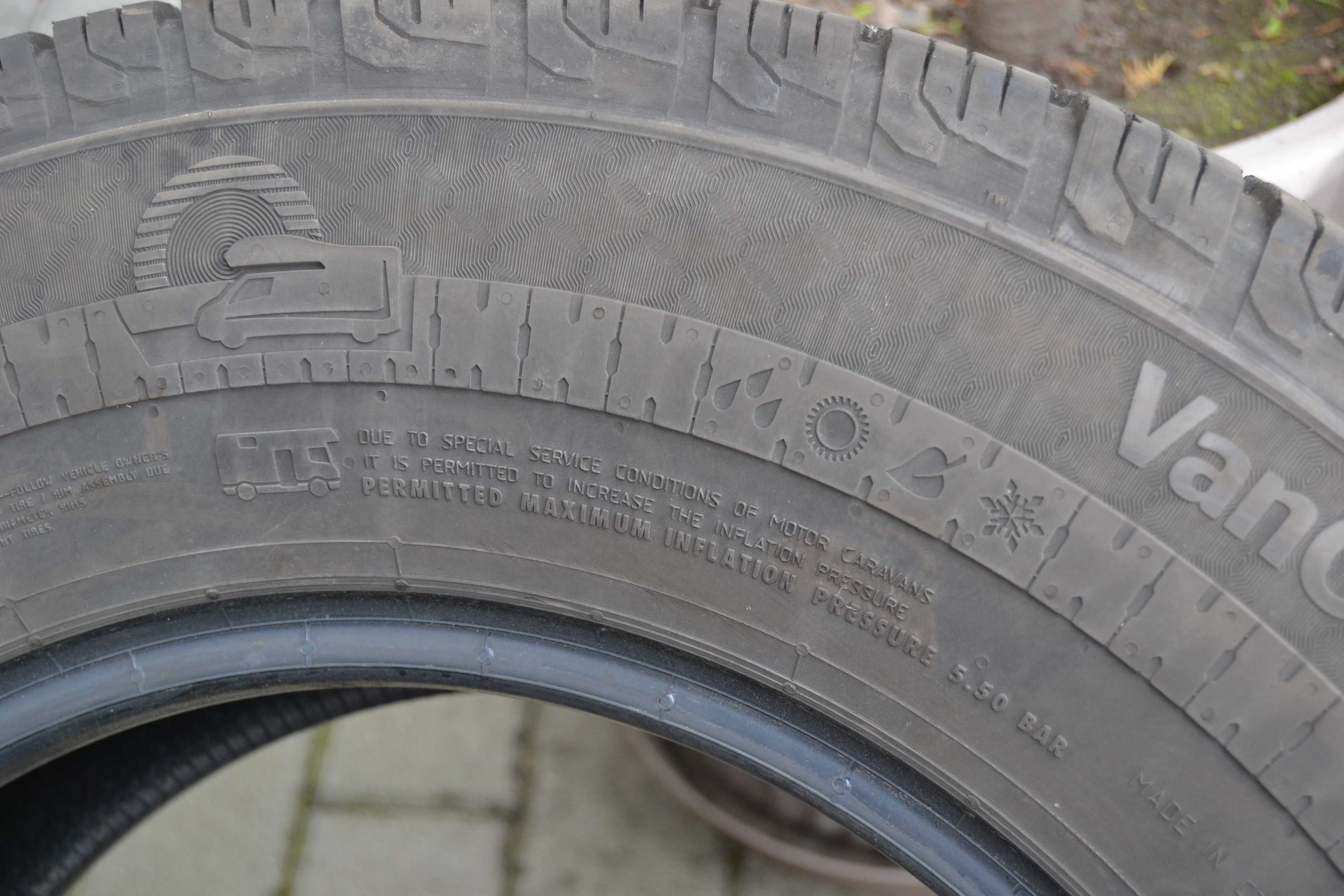2x wielosezon 225/75r16c Continental Van Camper 225/75-16cp bus
