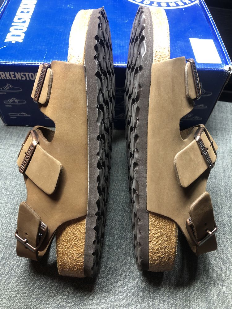 босоножки birkenstock milano natural leather 40  рр