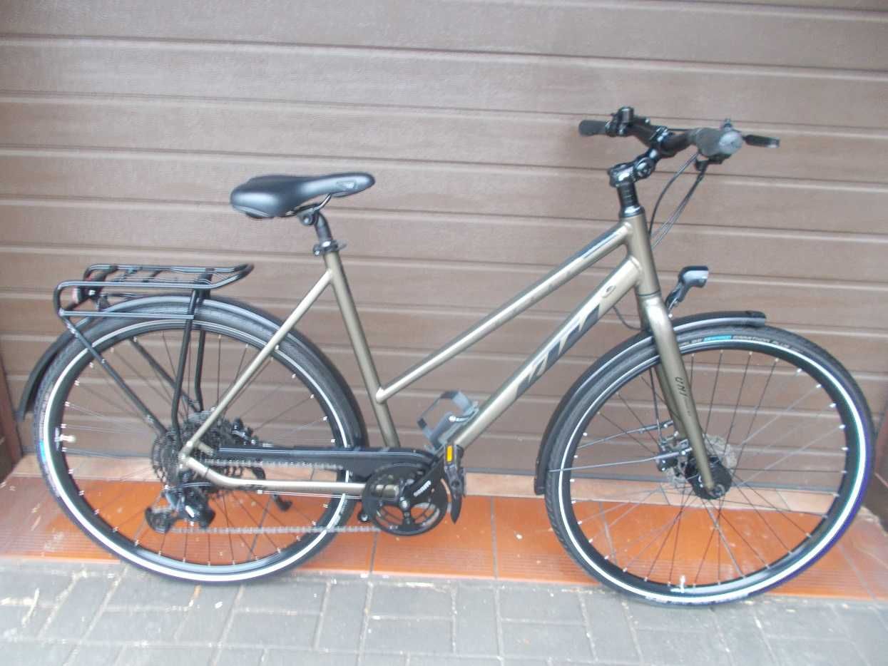 Śliczny rower miejsko trekkingowy KTM  Urban Alu 1x12 Sram za 40% ceny
