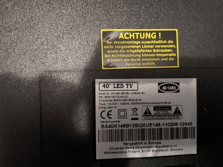 Telewizor Blaupunkt 40"