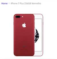 Iphone 7 Plus Vermelho 256 GB