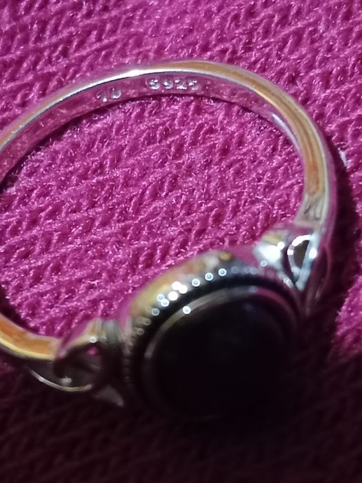 Каблучка срібло з зеленим каменем